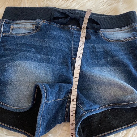 No boundaries blue black chambray denim blue Jean shorty shorts short shorts - Picture 15 of 17